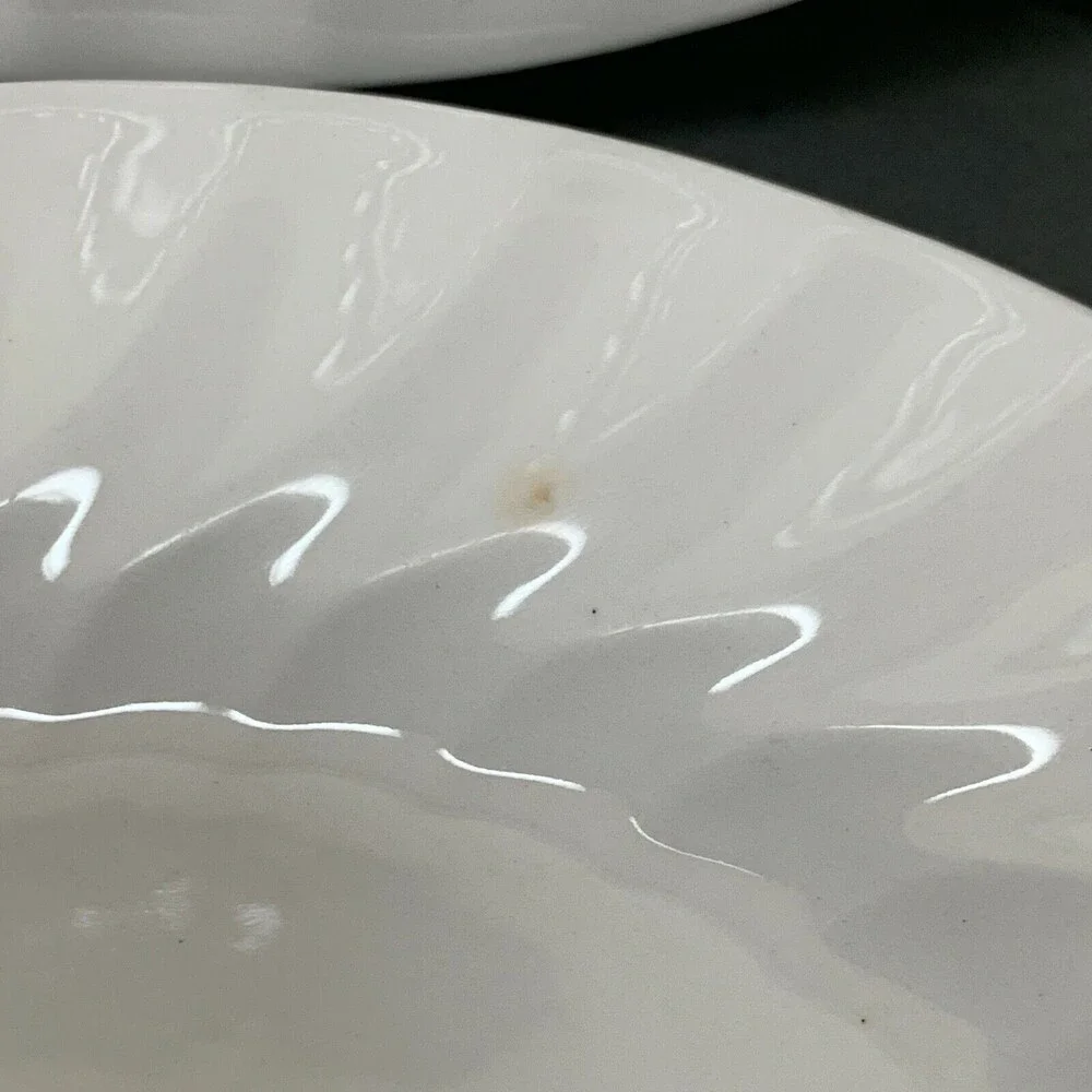 Johnson Bros Brothers White Swirl Salad‎ Bread and Butter Plates Lot of 6